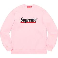 【S】Supreme Underline Crewneck