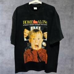 ホームアロン メンズ Tシャツ 半袖 レトロ リプリント 新品 ブラック