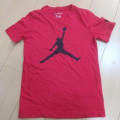 JORDAN 赤 Tシャツ Mサイズ(子どもが身長120～130cm前後で使用)