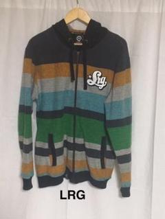 LRG ボーダージップパーカー