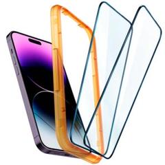 全面保護 ガラスフィルム iPhone 14 Pro Max 用 ガイド枠