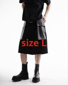 パンツ jentlouis Leather Pocket Baggy Shorts jentlouis Leather Pocket Baggy Shorts - メルカリ