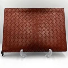 ✨人気デザイン✨BOTTGA VENETA イントレチャート クラッチ オレンジ