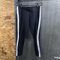 H&M 今期購入　サイドラインパンツ　ブラック/ホワイト　サイズM/P 新品