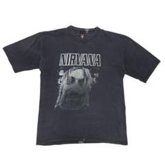 90's NIRVANA Kurt Cobain Tシャツ フェード 雰囲気抜群