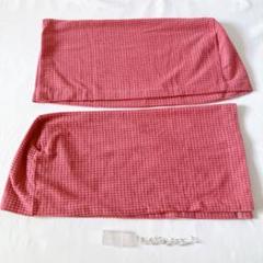 uxcell チェア/ソファ用 伸ばしアームレストカバー2枚セット ピンク
