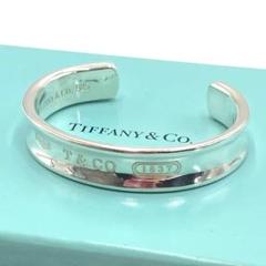Tiffany&co ティファニー 1837 バングル 925刻印 極美品 TIFFANY&Co.】ティファニー 1837 バングル シルバー925