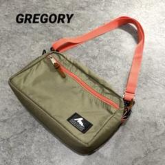【極美品】GREGORY グレゴリー　旧ロゴ　パテッドショルダー　L カーキ