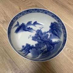 古伊万里　染付鉢2客　直径16.2/18.2cm 東H6-0407① 古伊万里染付鉢2客直径16.2/18.2cm 東H6-0407①