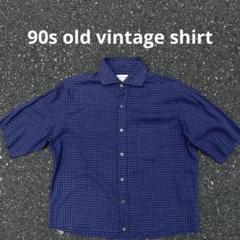 (古着)90s イタリア製 短丈半袖ニットポロ シャツ T cityboy 古着)90s イタリア製 短丈半袖ニットポロ シャツ T cityboy