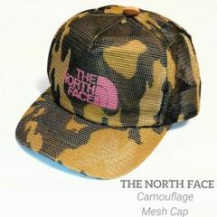 【極美品】THE NORTH FACE Camouflage Mesh Cap