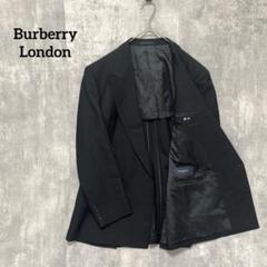 Burberry Londonブラックダブルブレスト テーラードジャケットメンズ