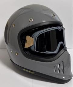 SHOEI EX-ZERO バサルトグレー Lサイズ 100%Barstow付き SHOEI ヘルメット EX-ZERO バサルトグレーLサイズゴーグル付き