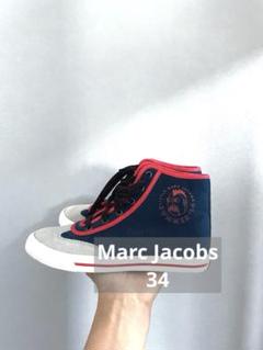 セール⚫︎Marc Jacobs⚫︎ネイビーハイカットシューズ 34