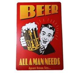 BEER ブリキ 看板 アメリカン インテリア アンティーク調 bar 居酒屋9