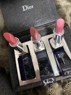 Dior ROUGE DIOR 口紅 3本セット Dior ROUGE DIOR 口紅 3本セット - メルカリ