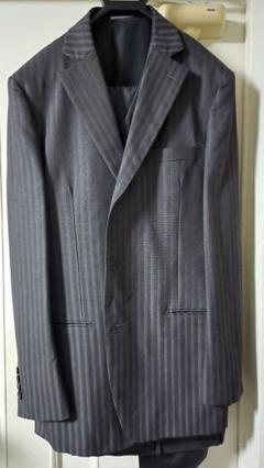 MEN'S TENORAS グレー ストライプ 3ビーススーツ XL