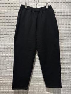 COMOLI 24AWコットン裏毛パンツ A03-05004 BLACK 2