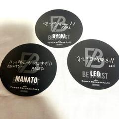 MANATO 直筆サイン入りコースター 4bf3c9ea6820614b5bbfd32e55533a