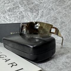 BVLGARI y2k 00s リムレス サングラス 度無し ケース等付属