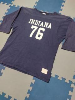 USA製 メイヨースプルース　ナンバリングフットボール　七分袖Tシャツ