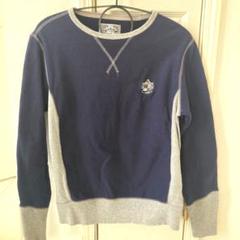【定価12,100円】The DUFFER ボア切替 クルースウェット 美品 定価12,100円】The DUFFER ボア切替 クルースウェット 美品