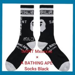 セントマイケル】 24SS BAPE コラボソックス (Saint Mxxxxxx