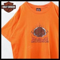 【希少】ハーレーダビッドソン USA製 Tシャツ 両面プリント 入手困難 00s