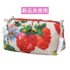 FEILER フェイラー いちご柄 手洗い可能 バッグ 未使用品