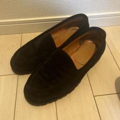 TIGHTBOOTH×blohm黒 スエード ローファー BLOHM/ブローム】x TIGHTBOOTH VELVET RAT LOAFER - 「PLACE