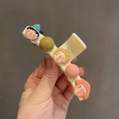 ヘアクリップ かわいい 女の子 ヘッドアクセサリー おもしろ 話題性