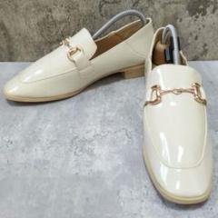 【美品】FABBY FABBY ビットコインローファー バブーシュ エナメル Ｌ