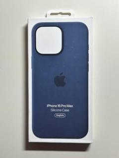【新品】純正 iPhone 16 Pro Max シリコンケース・デニム②