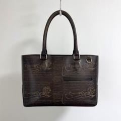 特注 定価58万円 ベルルッティ トゥジュールミニ スクリットレザートートバッグ