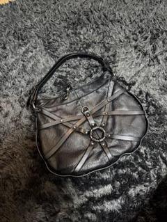 DIESEL レザーショルダーバッグ ハンドバッグ ボンテージバッグ