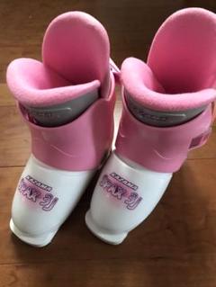 スキーブーツ 17-18cm 女 ピンク 中古