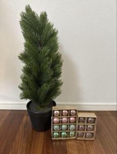 クリスマスツリーとオーナメントセットのサムネイル