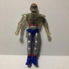 昭和レトロ　宇宙刑事シャイダー　クリア　ソフビ　1984年 バンダイ 日本製