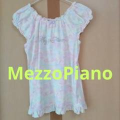 【平成レトロ】mezzopiano半袖Tシャツ(Lサイズ)当時物　Y2K希少レア