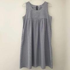 LE GLAZIK ノースリーブギャザーワンピース チュニック Bshop