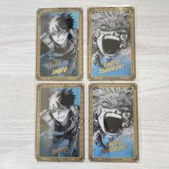 僕のヒーローアカデミア　ヒロアカ　原画展　箔押しクリアカード　轟焦凍