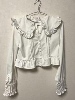 新作popup限定品】Bibly. フリル付きニットブラウス 半袖 新品