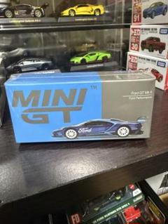 フォード GT Mk II #002 (ブルー/オレンジ) チェイスカー MINI GT Ford GT MK II #002 Blue/Orange - MINIATURE TOY SHOP
