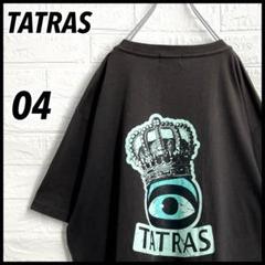 【人気モデル】タトラス アートオブチェイス バックロゴ 半袖Tシャツ 04 黒