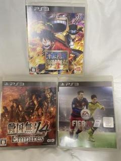 PS3 ソフト3本セットONE PIECE 海賊無双3・戦国無双4 他
