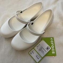 【タグ付き】クロックスCROCS アリスワーク W8 ホワイト