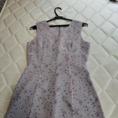 ノースリーブワンピース花柄美品