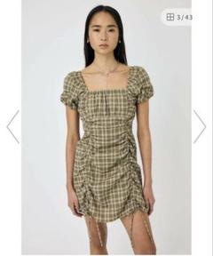 moussy GATHER RIBBON ミニドレス サイズ1 - メルカリ