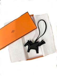 レア‼️Hermès ペガサスレザー チャーム PM 黒　新品未使用品 HERMES エルメス バッグチャーム ロデオ ペガサス PM ソー