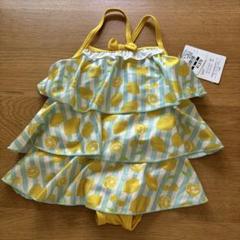 80 西松屋　レモン　水着　ワンピース　女の子